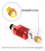 Tronxy Hot End Extruder Kit MK10, Nozzles 4