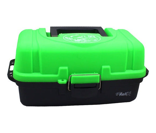 Relix Fishing Box TB 6250 with Removable Tray - Fluorescent Green 0