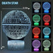 3d Illusion Star Wars Night Light Four Pattern Death Star/mi 2