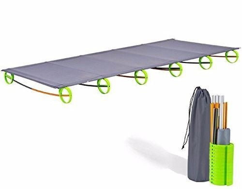 Aleación Ultraligera Plegable Cama Portable De Aluminio Cuna 2