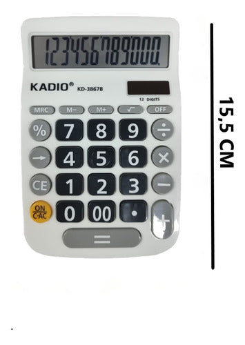 Kadio Desktop Calculator Kadio 3867 12 Digits 1