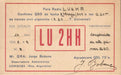 Tarjeta Qsl - De Lu2hh A Lu6ha (año 1947) 0