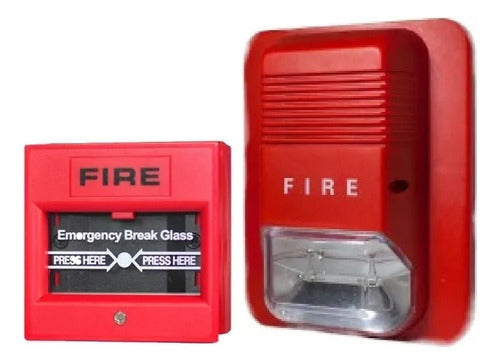 Generic Sfp Eagle Fire Alarm Kit with Break Glass Button and Siren 0