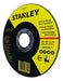 Disco Corte Amoladora 4 1/2 Stanley 115mm X 1 Mm X100u 3