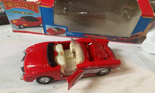 Fabulous Fifties, Convertible Rojo, 1/36 Metal Fricción 2