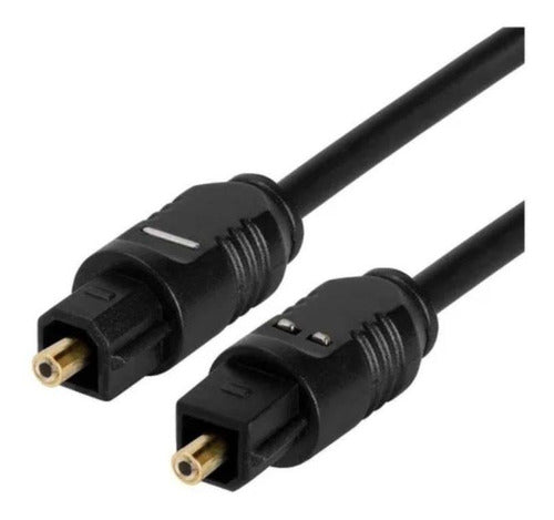 MS Cable Optico Digital Audio Fibra Optica Toslink 1 Mt 0