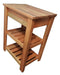 Eucalyptus Vanity 60cm Double Deck - Wood Tabletop for Basin 1