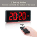 Yortot 16" Large Digital Wall Clock with Remote Control 2