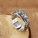 Adjustable Silver Feng Shui Lucky and Fortune Ring 135 0