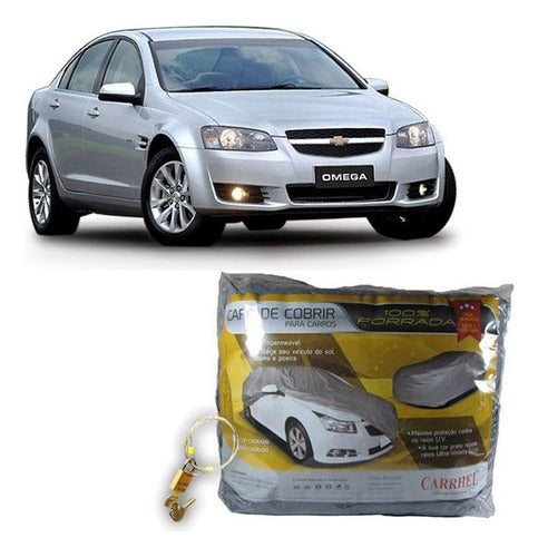 Capa Protetora Chevrolet  Omega Com Cadeado + Forro Total 0