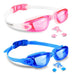 Eversport X2U Blue and Pink Unisex Swimming Goggles 0