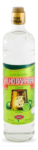 Cachaça Velho Barreiro Combo X3 Original Lime and Gold 910ml 2