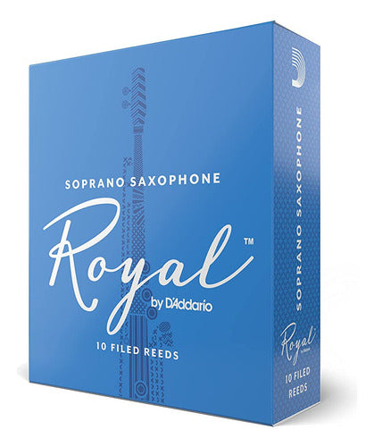 D'Addario Woodwinds Royal Soprano Sax Reeds, Strength 3.0, 10-Pack 0