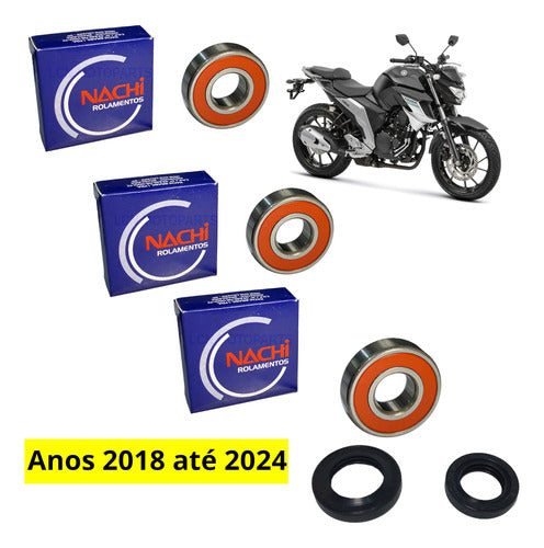 Rolamento + Retentor Roda Traseira Fazer 250 2018 A 2024 1