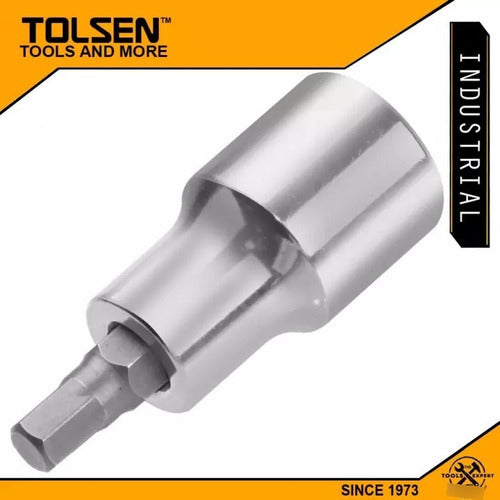 Bocallave Punta Hexagonal Encastre 1/2 X 5/16 Tolsen 15554 1