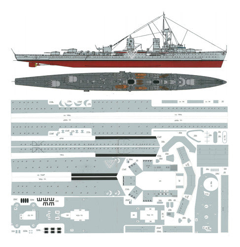 Dkm Konigsberg Barco 1:200 / Papercraft (Email Delivery) 0