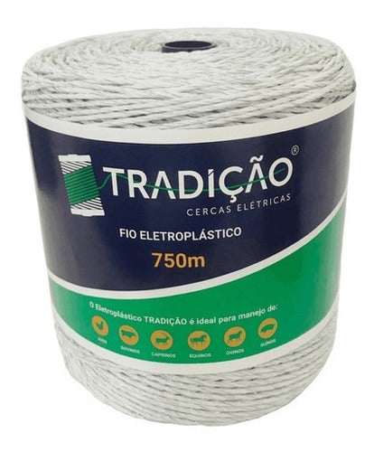 Fio Para Cerca Elétrica Rural Eletroplastico - Rolo 1000m 3