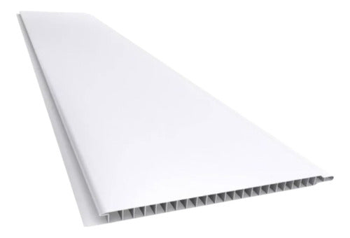 White PVC Wood Ceiling Panels 200x10 mm Price per Linear 3.5m 0