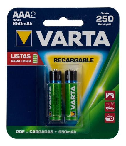 Pila Varta Pack X2 Recargable 0