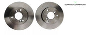 Front Brake Discs and Pads Kit for Renault Kwid Solid 4