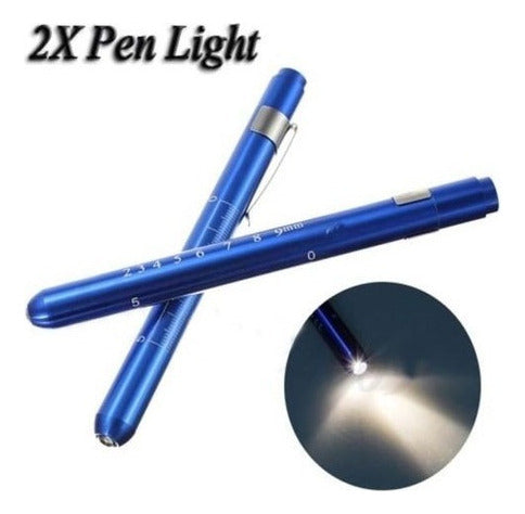 Generic Medical First Aid LED Penlight Torch - 2pcs 2