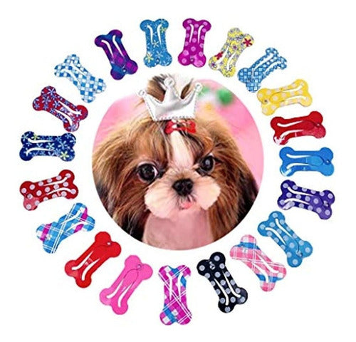 Pet Show Cute 1 Hair Clips with Bone Clips 0