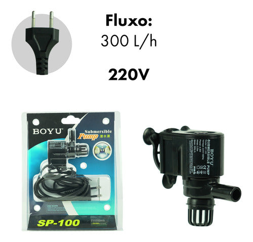 Bomba Sub Boyu Sp- 100 300l/h 220v 1