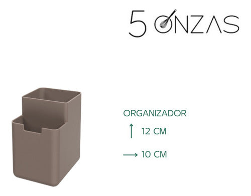 Kit Dish Drainer, Dispenser, and Trash Can Organizer - 5oz 12