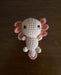 Ajolote/axolote Amigurumi - Muñeco Tejido A Crochet 3