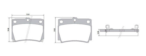 Frasle Brake Pad PD/616 2