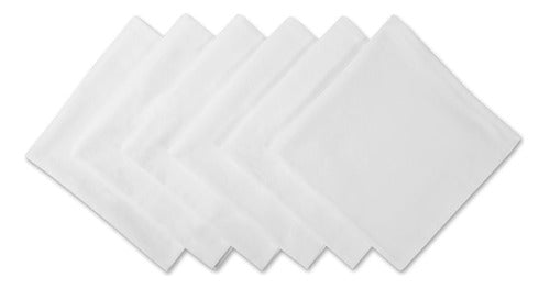 DII Solid Napkin Collection, 20x20, White, 6 Piece 0