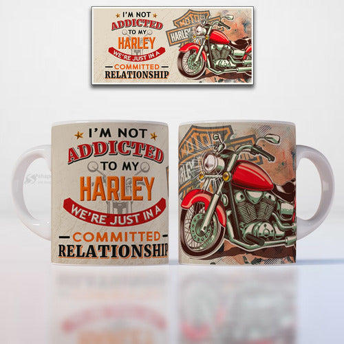 Plantillas Para Tazas Harley Davison , Pack Sublimacion 7