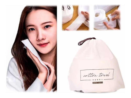 Disposable Cotton Facial Towel Roll Makeup Remover 100% Soft Cotton 0