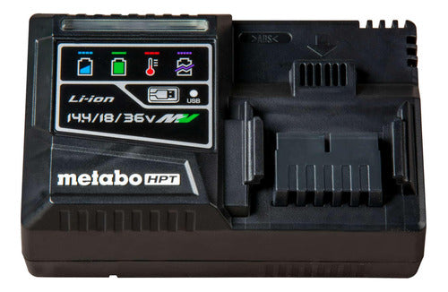 Cargador Batería Metabo Hpt  18v Litio Baterías Deslizantes 0