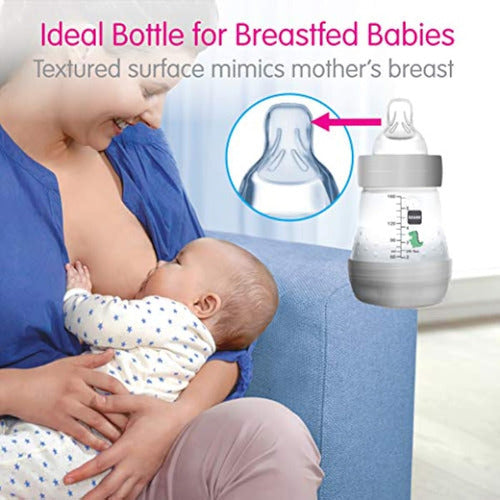 MAM Easy Start - Anti-Colic Medium Flow Baby Bottle, 9 oz (2 Pack) 4