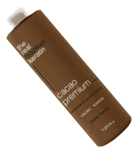 Brazilian Alisado Cacao Premium Real Brazilian X 1 L + 1 Shampoo Neutro 1 L 3