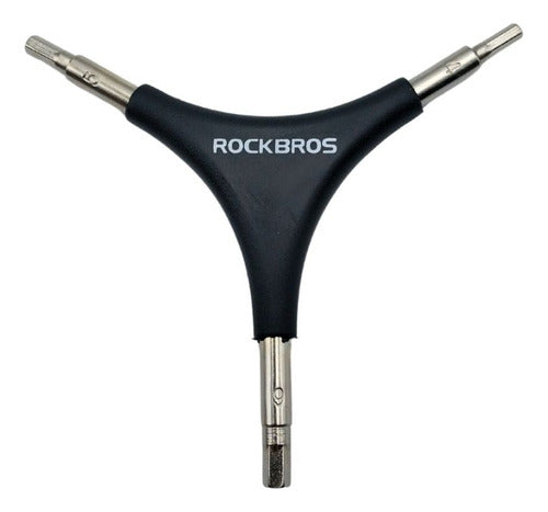 Llave Allen Rockbros Hexagonal 3 En 1 0