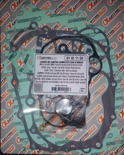 Complete Engine Gasket Kit for Cerro Ce 150 Evoii. By Panther Motos 1