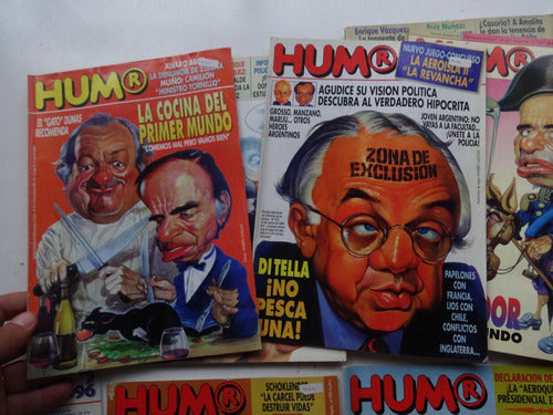 Revista Humor Lote 10 Revista Menem  Antiguo 1996 1995 2