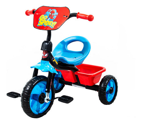 Kids' Disney Frozen Marvel Easy Assembly Tricycle with Reinforced Frame and Basket 46