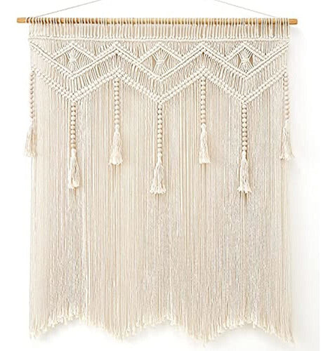 Mkono Macrame Wall Hanging Large Boho Decor Chic Home Tapiz 0