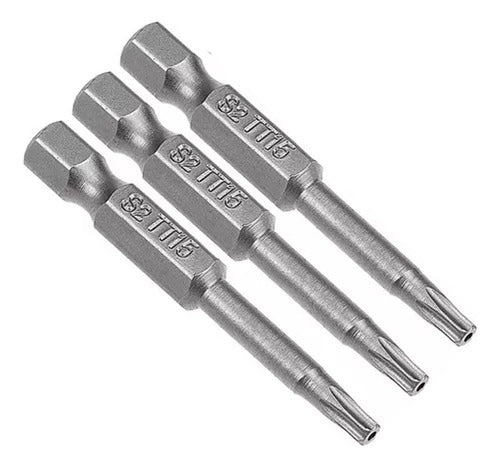 Punta Punteros Torx T15 De 5cm X3 Ph Ventas 0