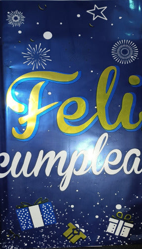 Genérica Feliz Cumpleaños Rectangular Tablecloth 137x274cm Lv 4