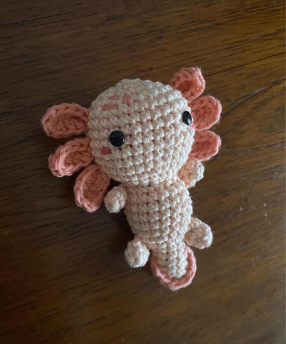 Ajolote/axolote Amigurumi - Muñeco Tejido A Crochet 2