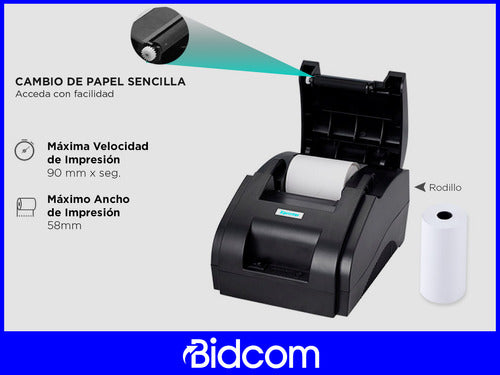 Thermal Bluetooth Xprinter Printer Ideal for Fiscal Receipts 5
