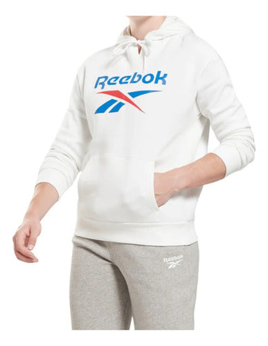 Reebok Buzo Ri Bi Fleece Hoodie Mujer Con Capucha Training 0