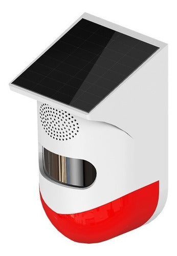 Sirena Exterior Inalámbrica Solar 433 Mhz Alarma Bateria 0