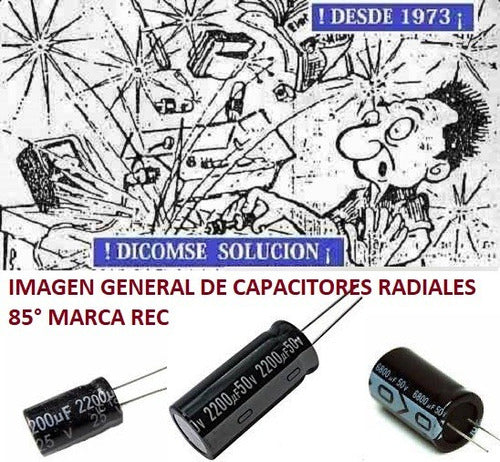 Radial Electrolytic Capacitor 85° Brand Rec 220uf 160v 0