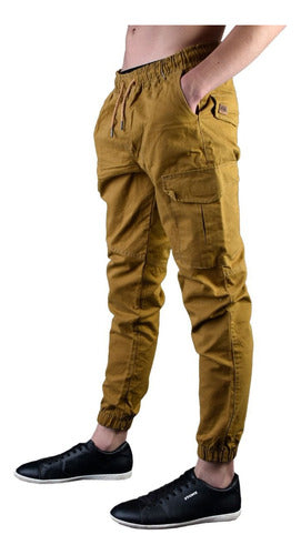 SC Indumentaria Pack X 2 Pantalon Jogger Cargo Gabardina Rigida 5