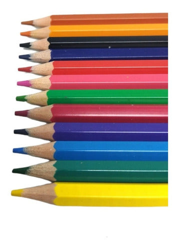 Lapices De Colores Util Uno X12 Divertite Creado 1